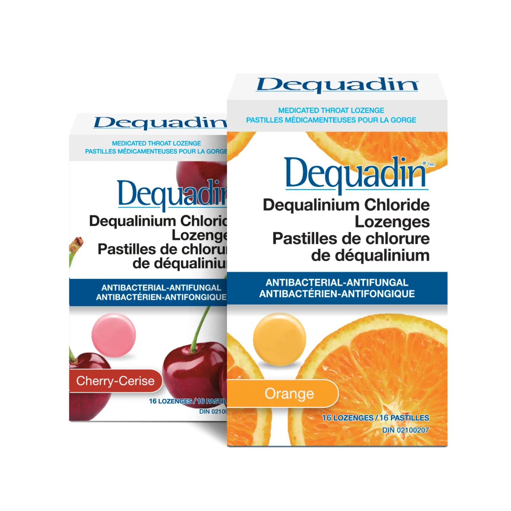 Dequadin® Medicated Throat Lozenges <span>Dequadin®</span><br /> Medicated Throat Lozenges